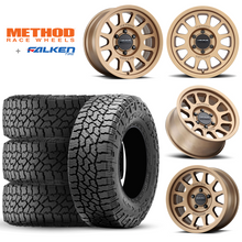 Load image into Gallery viewer, 17x9&quot; -12 OffSet Method Wheels &amp; Tires Package for Tacoma 2nd &amp; 3rd Gen - Fitment Guarantee