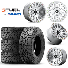 Load image into Gallery viewer, 17x9&quot; +01 MM OffSet Fuel Wheels &amp; Tires Package for Tacoma 2nd &amp; 3rd Gen