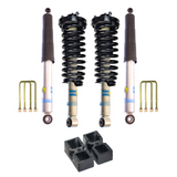 Bilstein B8 5100 1-2 inch Frontier D40 (05-21) Lift Kit w/ OME Springs with Assembled Front Shocks heavy-duty suspension for Nissan Frontier