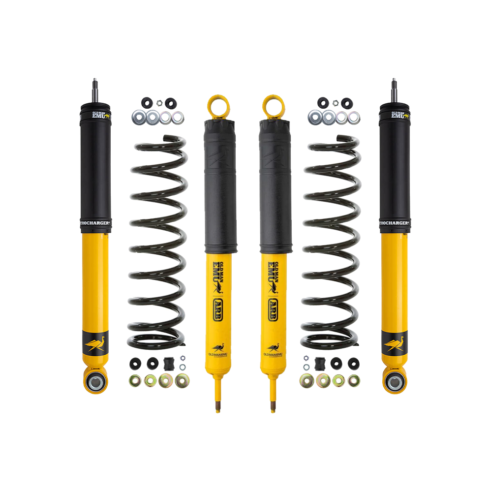 Old Man Emu Nitrocharger OME Nitro+ 2 - 2.5 inch Lift Kit for Mercedes G-Wagon (1990 - 2018 Solid Axle Models) with shocks and coil springs