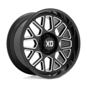 XD Xd849 Grenade 2 - 20X9 00mm - Gloss Black Milled 6-lug off-road wheel with aggressive multi-spoke design
