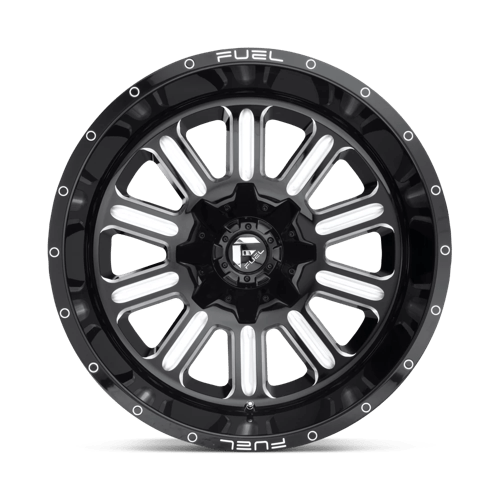 Fuel 1PC D620 Hardline - 17X9 -12mm - Gloss Black Milled