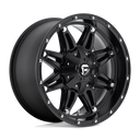 Fuel 1PC D531 Hostage - 20X9 01mm - Matte Black off-road wheel with multi-spoke design and simulated beadlock ring