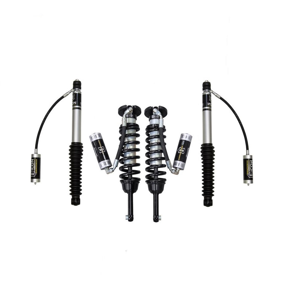 ICON Vehicle Dynamics ICON 2.5 Non-Adjustable Coilovers w/ Resi 0-3.5 inch Leveling Kit for 4Runner (03-09) heavy-duty suspension components