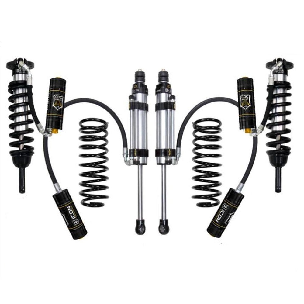 ICON Vehicle Dynamics ICON 2.5 Coilovers w/ Resi Bypass 0-3.5 inch Lift Kit for Lexus GX460 (10-23) heavy-duty suspension system