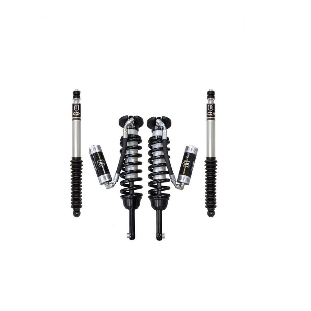 ICON 2.5 Non-Adjustable Coilovers w/ Resi 0-3.5 inch Leveling Kit for 4Runner (10-24)