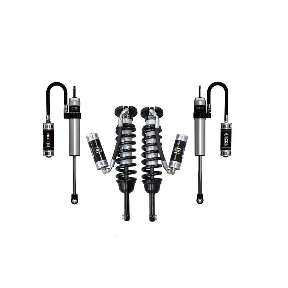 ICON Vehicle Dynamics ICON 2.5 Non-Adjustable Coilovers w/ Resi 0-3.5 inch Leveling Kit for 2003-2009 Lexus GX470 heavy-duty suspension