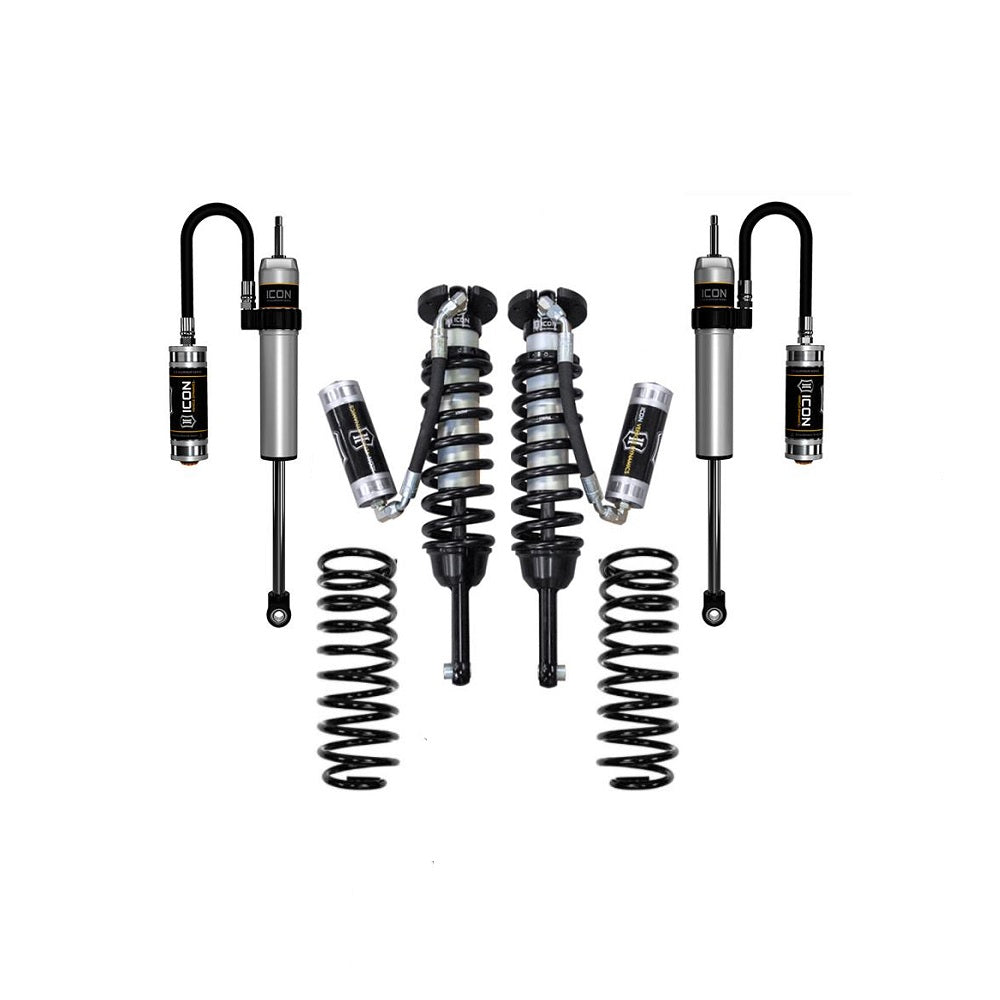 ICON Vehicle Dynamics ICON 2.5 Non-Adjustable Coilovers w/ Resi 0-3.5 inch Lift Kit for Lexus GX470 (03-09) heavy-duty suspension components