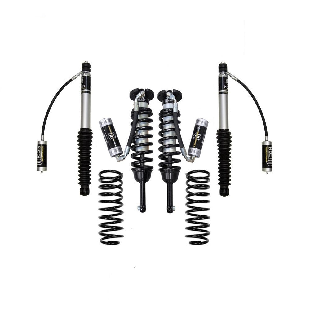 ICON 2.5 Non-Adjustable Coilovers w/ Resi 0-3.5 inch Lift Kit for Lexus GX470 (03-09) by ICON Vehicle Dynamics heavy-duty suspension system