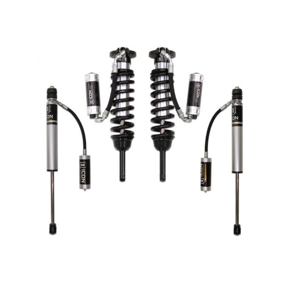 ICON Vehicle Dynamics ICON 2.5 Coilovers w/ Resi 0-3.5 inch Lift Kit for Tacoma (05-15) high-performance suspension system with remote reservoirs