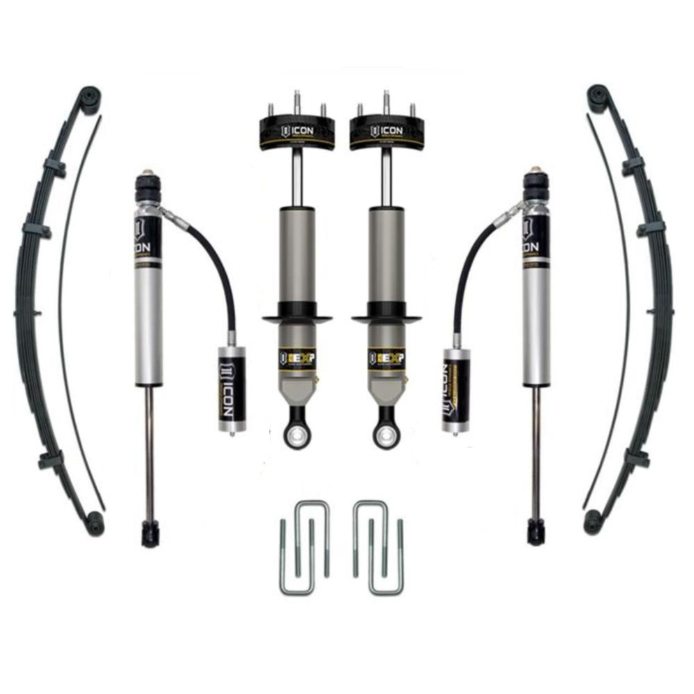 ICON Vehicle Dynamics ICON EXP Coilovers w/o Resi 0-3.5 inch Lift Kit for 2005-2015 Toyota Tacoma heavy-duty suspension components
