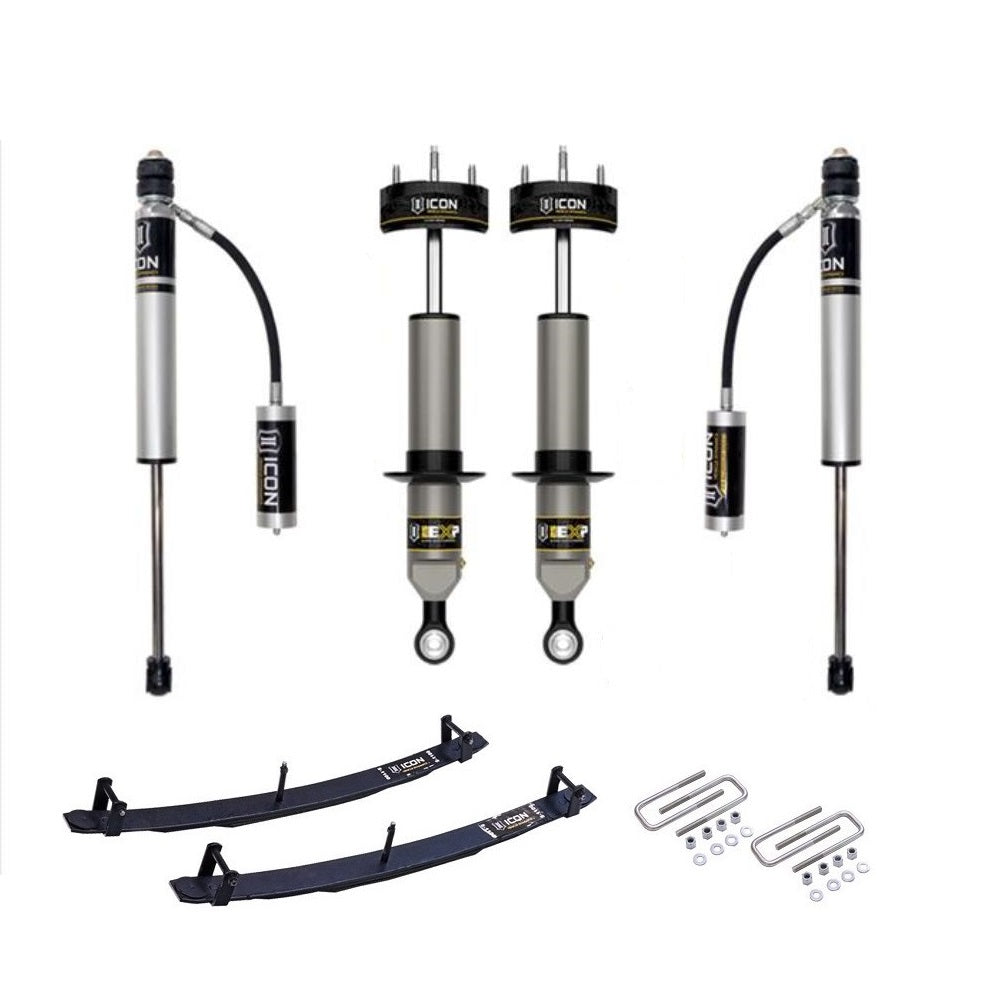 ICON EXP Coilovers w/o Resi 0-3.5 inch Lift Kit for Tacoma (05-15) by ICON Vehicle Dynamics heavy-duty adjustable suspension components