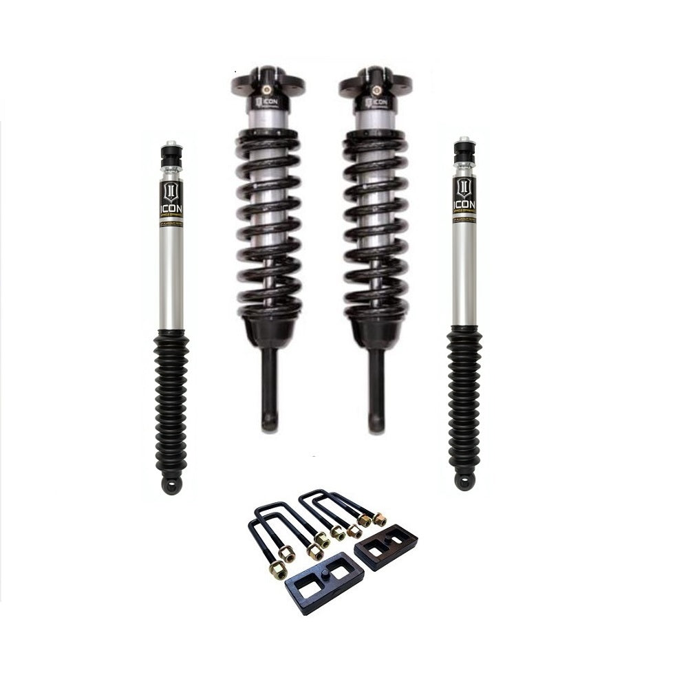 ICON 2.5 Coilovers w/o Resi 0-3.5 inch Lift Kit for Tacoma (05-15) by ICON Vehicle Dynamics heavy-duty adjustable suspension system