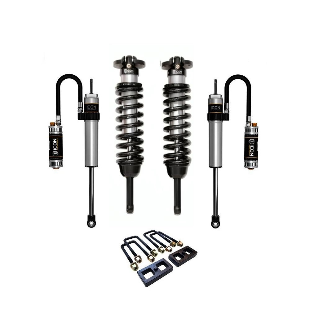 ICON Vehicle Dynamics ICON 2.5 Coilovers w/o Resi 0-2.75 inch Lift Kit for Tacoma (16-23) heavy-duty adjustable suspension components