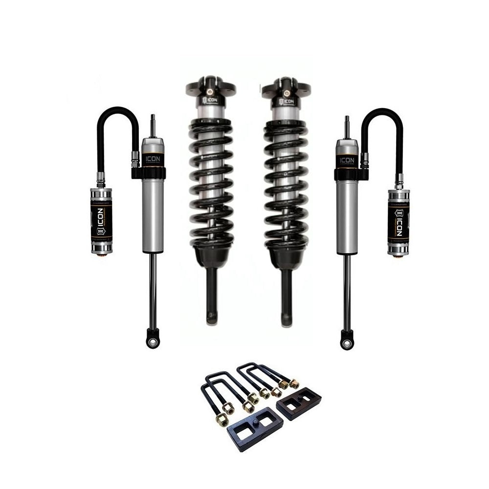 ICON Vehicle Dynamics ICON 2.5 Coilovers w/o Resi 0-2.75 inch Lift Kit for Tacoma (16-23) heavy-duty adjustable suspension