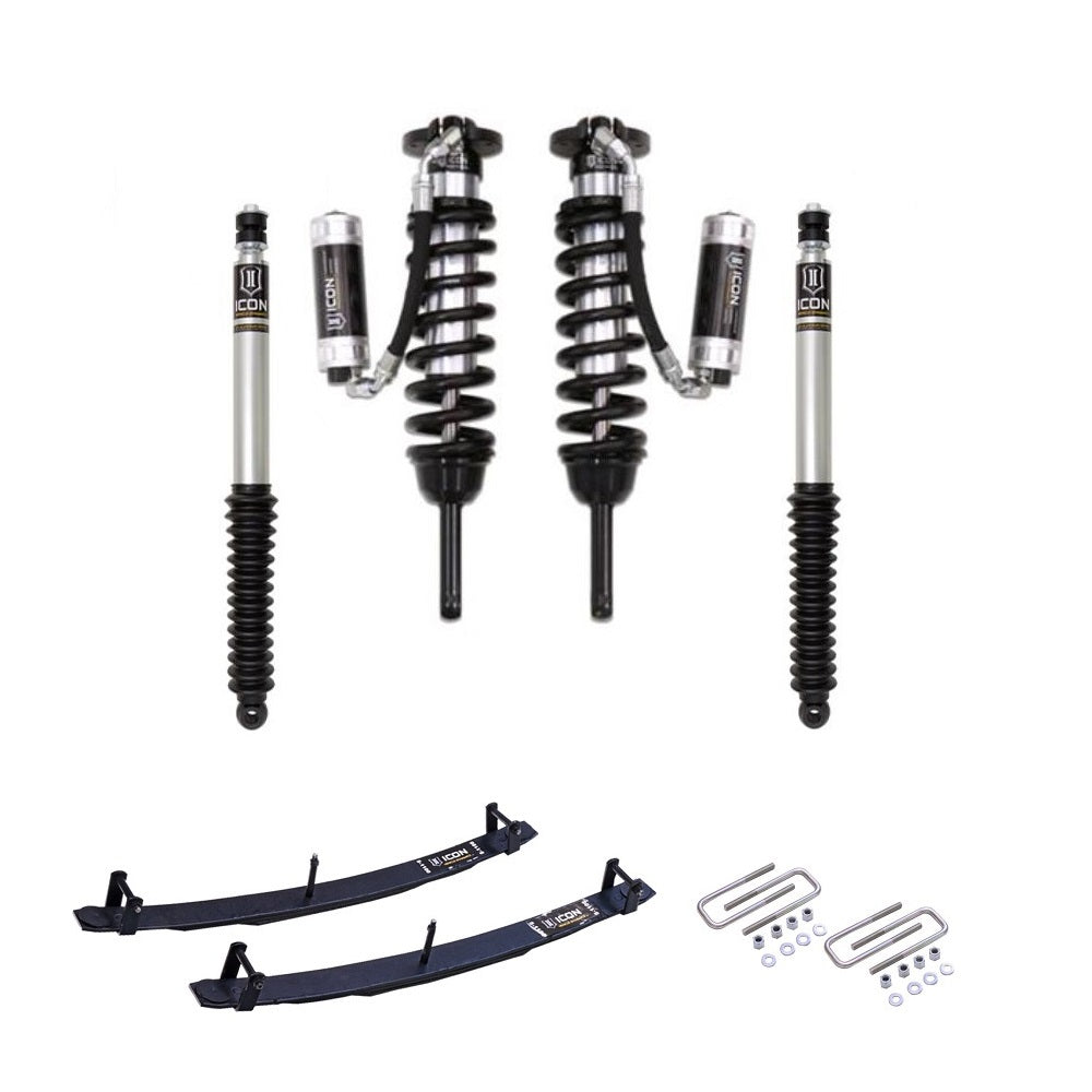 ICON 2.5 Coilovers w/ Resi 0-3.5 inch Lift Kit for Tacoma (05-15) heavy-duty adjustable suspension by ICON Vehicle Dynamics