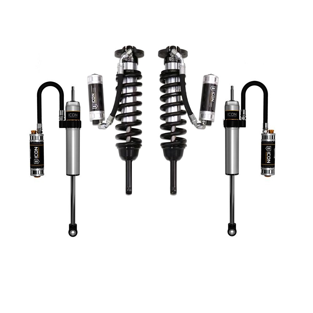 ICON Vehicle Dynamics ICON 2.5 Coilovers w/ Resi 0-2.75 inch Leveling Kit for 2016-2023 Toyota Tacoma heavy-duty adjustable suspension