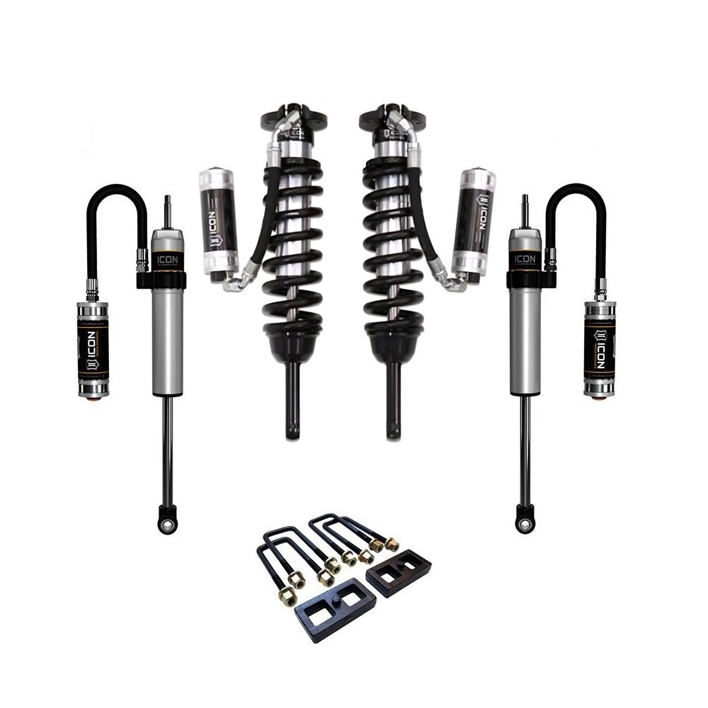 ICON Vehicle Dynamics ICON 2.5 Coilovers w/ Resi 0-2.75 inch Lift Kit for 2016-2023 Toyota Tacoma high-performance suspension