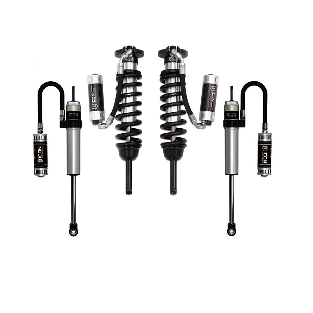 ICON Vehicle Dynamics ICON 2.5 Coilovers w/ Resi 0-2.75 inch Leveling Kit for Tacoma (16-23) heavy-duty adjustable suspension system