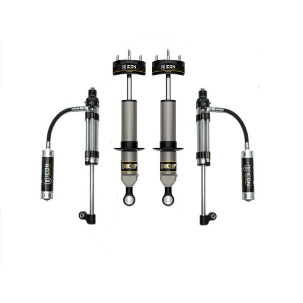 ICON EXP Coilovers w/o Resi 0-3.5 inch Leveling Kit for Tacoma (05-15) heavy-duty adjustable suspension by ICON Vehicle Dynamics