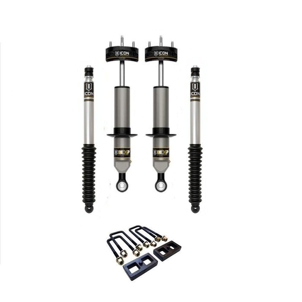 ICON Vehicle Dynamics ICON EXP Coilovers w/o Resi 0-2.75 inch Lift Kit for Tacoma (16-23) heavy-duty adjustable suspension system components