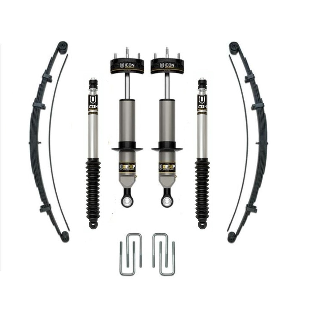 ICON EXP Coilovers w/o Resi 0-2.75 inch Lift Kit for Tacoma (16-23) heavy-duty adjustable suspension by ICON Vehicle Dynamics