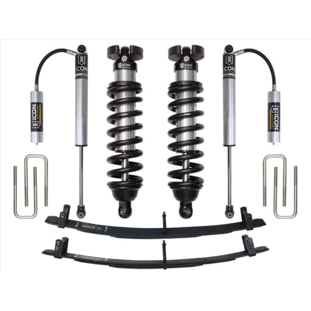 ICON 2.5 Coilovers w/ Resi 0-3 inch Lift Kit for Tacoma (96-04)