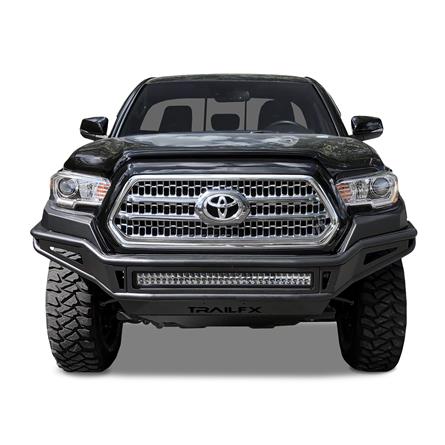 TrailFX Front Pre-Runner Bumper FPRB001TI for Toyota Tacoma 2016-2023 with 30-inch light bar and heavy-duty winch capacity