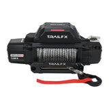 TrailFX Reflex 2.0 Synthetic Rope Winch WRS212B with 12,000 lb capacity, synthetic rope, upgraded hawse fairlead, clevis hook