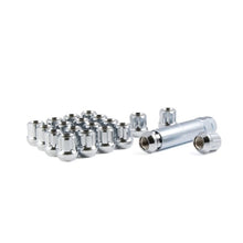 Load image into Gallery viewer, A set of Gorilla Automotive Chrome Lug Nut Kit K5COS-14150GR on a white background.