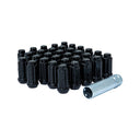Gorilla Automotive Lug Nuts K8TS-14150BGR heat-treated black steel set with key for aftermarket wheels on 4x4 vehicles