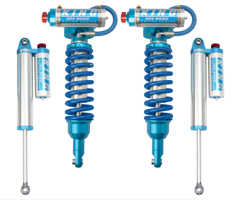 King Shocks KING 0 - 3 inch Leveling Kit for Colorado/ Canyon (15-22) with remote reservoir coilover shocks and heavy-duty springs