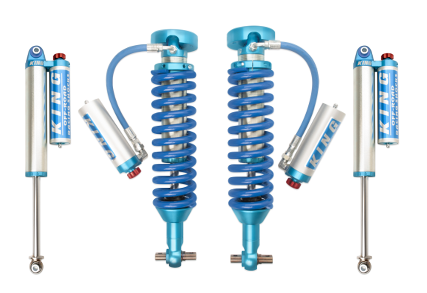 King Shocks KING 0.25 - 2 inch Leveling Kit for Colorado ZR2 (17-22) with remote reservoir coilover shocks and heavy-duty springs