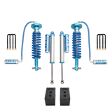 King Shocks KING 2-3 inch Lift Kit for F-150 (15-ON) with remote reservoir coilover shocks, leaf springs, and hardware