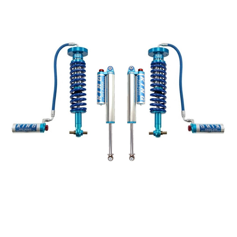 King Shocks KING 2-3 inch Leveling Kit for F-150 (15-ON) with high-performance adjustable coilovers and remote reservoirs