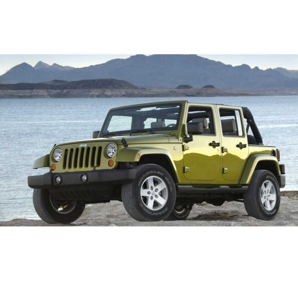 King Shocks KING 1.5 - 2 inch Leveling Kit for Wrangler JK (07-18) installed on green Jeep with rugged off-road suspension