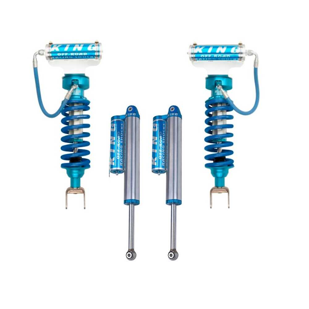 King Shocks KING 1.5 - 2 inch Leveling Kit for RAM 1500 (09-18) with adjustable remote reservoir coilover shocks