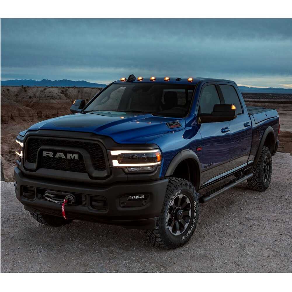 KING 1.5 - 2 inch Leveling Kit for RAM 2500 (14-ON) installed on blue 2021 RAM 2500 with King Shocks suspension components