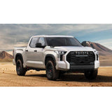 King Shocks KING 0 - 2 inch Leveling Kit for Tundra (22-ON) installed on white 2022 Toyota Tundra off-road terrain