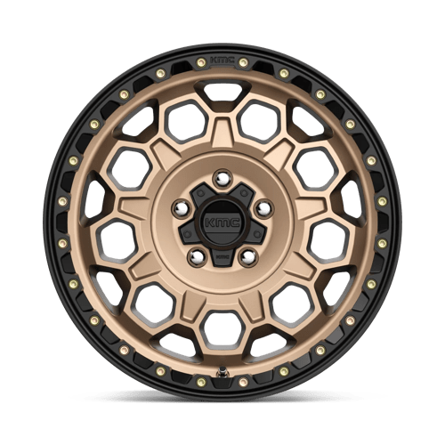 KMC Km545 Trek - 17X9 -12mm - Matte Bronze With Black Lip