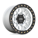 KMC Km549 Grs - 20X9 0mm Machined wheel with satin black lip, multi-spoke design for off-road trucks and SUVs