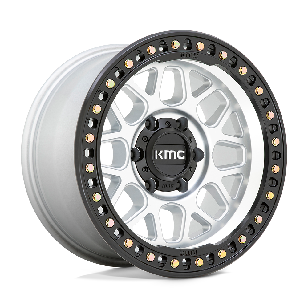 KMC Km549 Grs - 17X9 0mm - Machined With Satin Black Lip