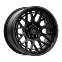 KMC Km722 Technic - 20X9 00mm - Satin Black wheel with multi-spoke design for off-road 4x4 applications