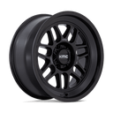 KMC Km725 Terra - 20X9 -12mm - Satin Black wheel with multi-spoke design for enhanced off-road and 4x4 performance