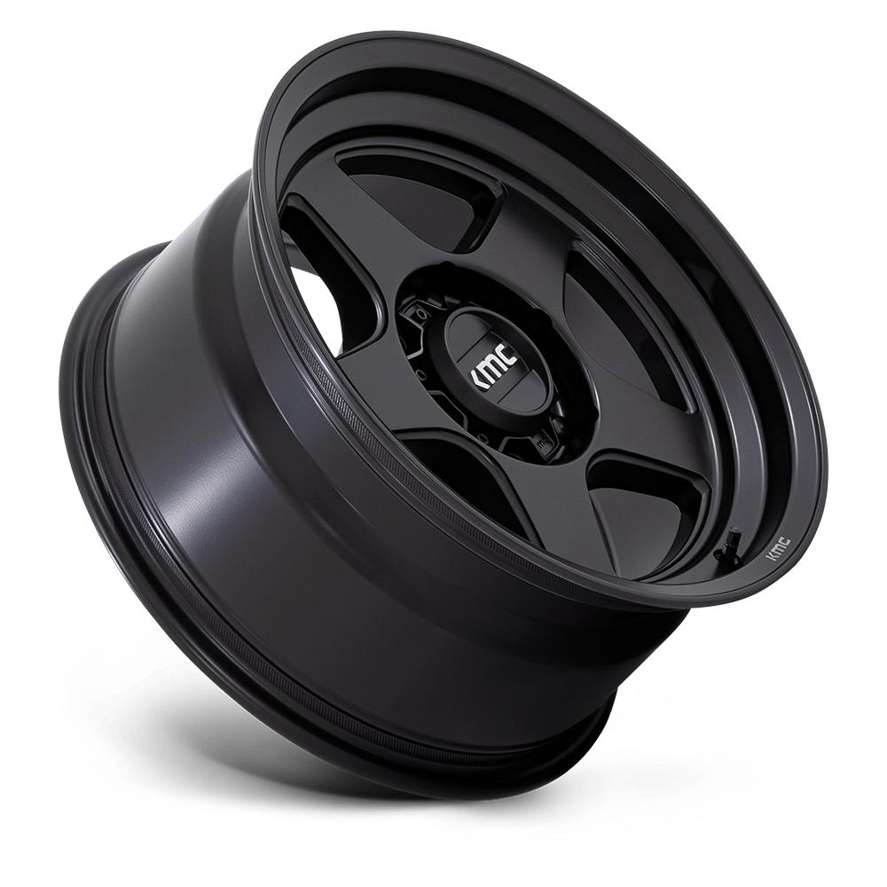 KMC KM728 Lobo - 17X8.5 -10mm - Matte Black cast aluminum wheel for 4x4 trucks with 6x139.7 bolt pattern