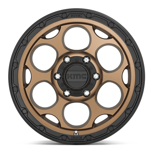 KMC Km541 Dirty Harry - 17X9 -12mm - Matte Bronze With Black Lip