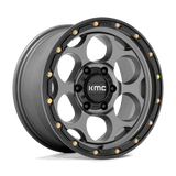 KMC Km541 Dirty Harry - 17X9 -12mm - Satin Gray With Black Lip