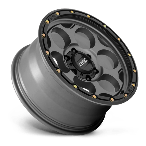 KMC Km541 Dirty Harry - 17X9 -12mm - Satin Gray With Black Lip