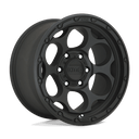 KMC Km541 Dirty Harry - 17X9 -12mm - Textured Black wheel with 6-lug pattern for heavy-duty off-road performance