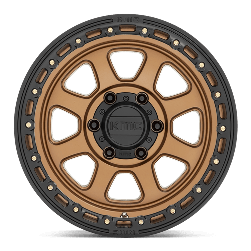 KMC Km548 Chase - 20X9 00mm - Matte Bronze With Black Lip